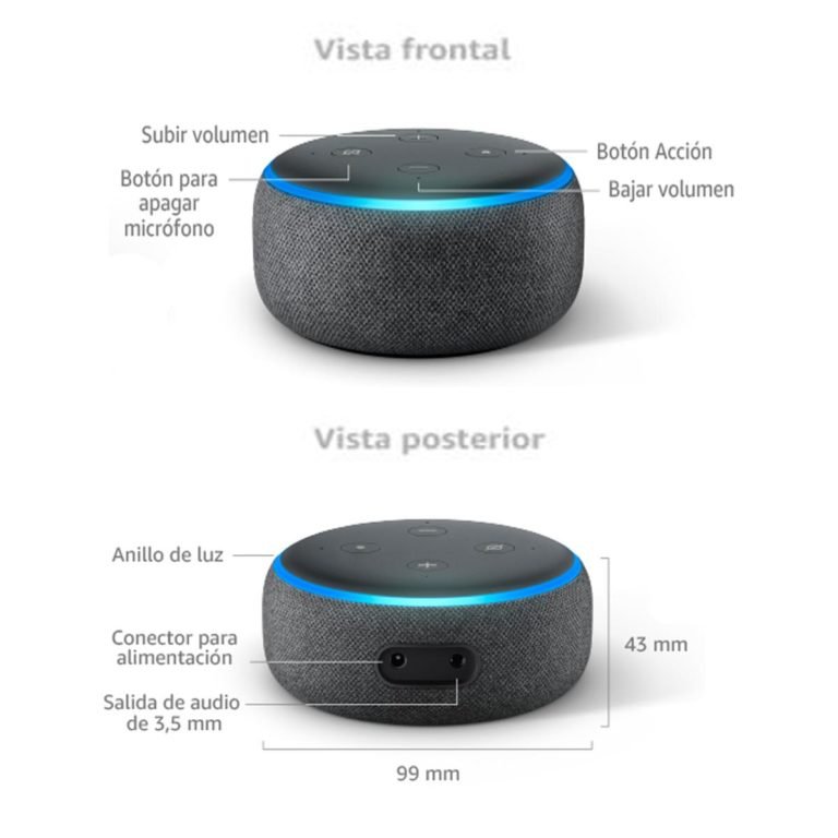 Alexa Echo Dot Ra Generaci N Planetcompu Componentes De Pc