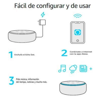 configurar Alexa Echo Dot 3ra generación Ecuador