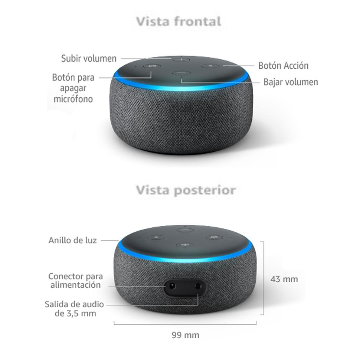 Alexa Echo Dot 3ra generación