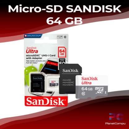 microSD SanDisk Ultra 64 GB clase 10 SDHC