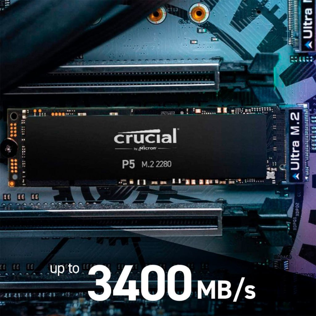 SSD Crucial P5 500GB M.2 Nvme Pcie 