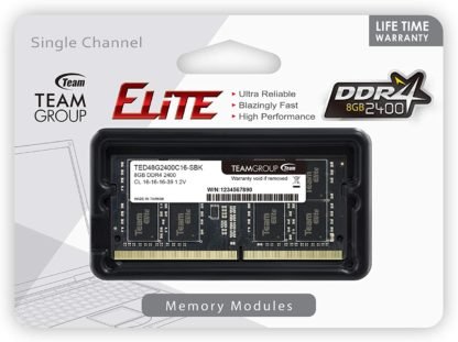 Memoria RAM 8 GB DDR4 2400MHz PC4-19200 CL16 TEAMGROUP Elite