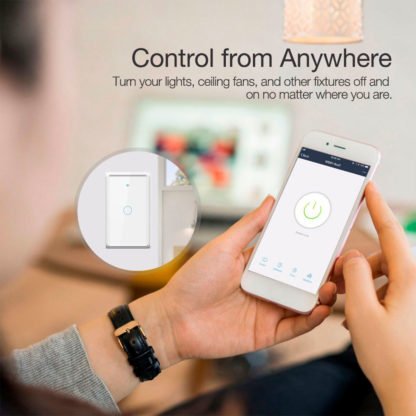 interruptor inteligente WiFi tuya compatible con Alexa y Google Home