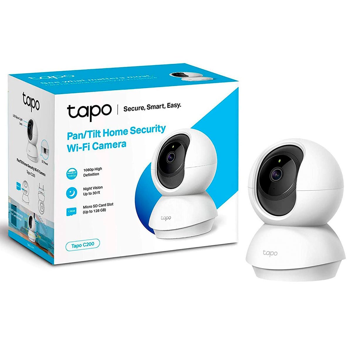 Camara Seguridad TP Link Tapo C200 IP 360º 1080p Alexa Google | Oechsle
