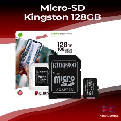 Micro sd 128GB Kingston Canvas Select Plus Clase 10