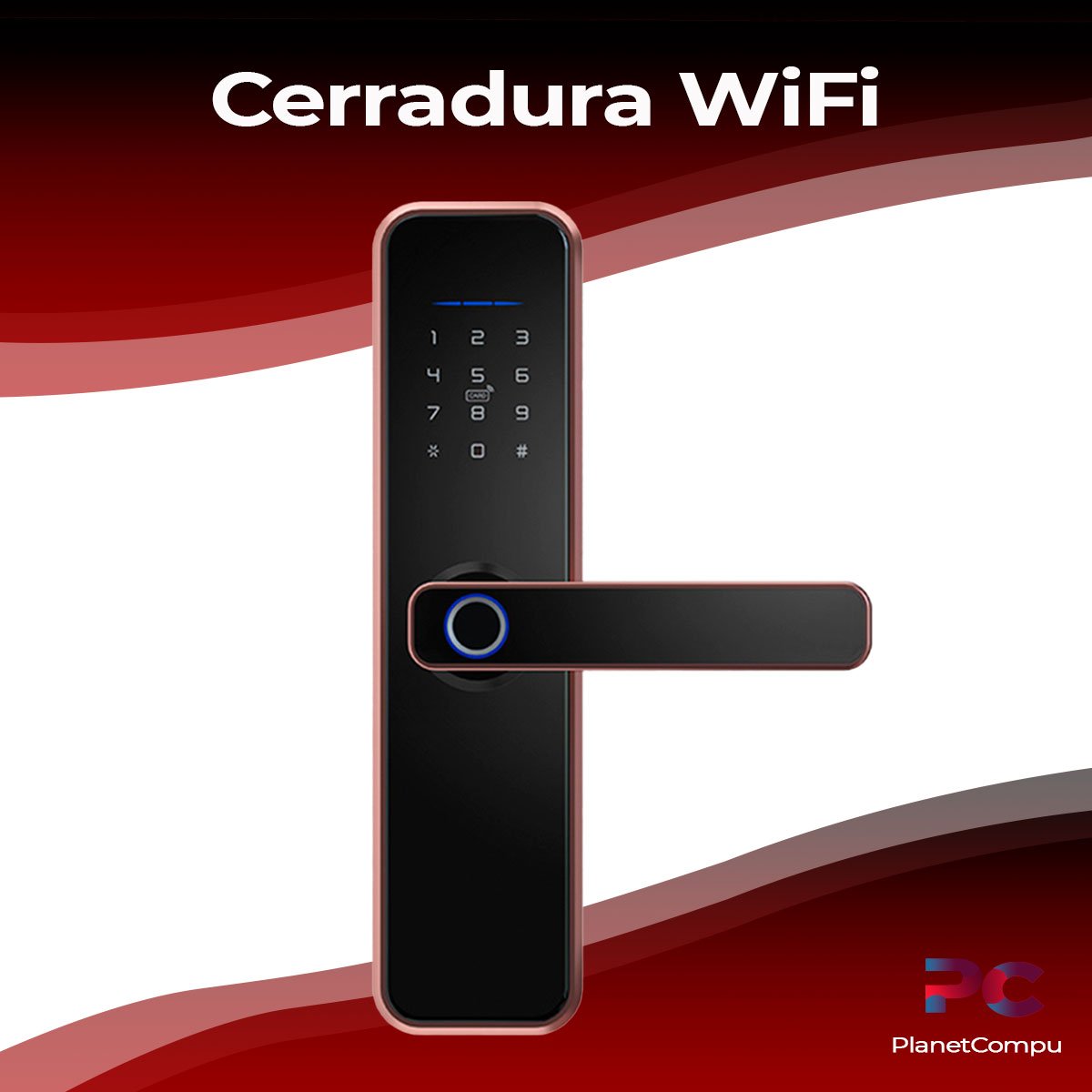Cerradura WiFi Defender copper Dexel Smart - Almacenes Marriott