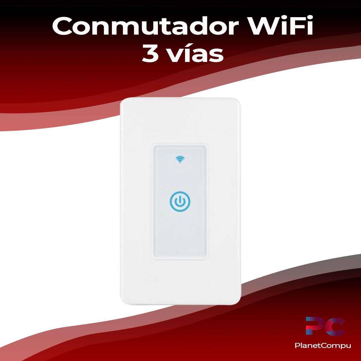 Conmutador inteligente WiFi Tuya – PlanetCompu – componentes de PC