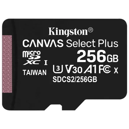 Tarjeta Micro SD 256GB Kingston Canvas Select Plus
