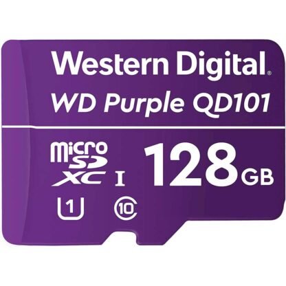 Micro sd Western Digital purple camaras de seguridad 128gb