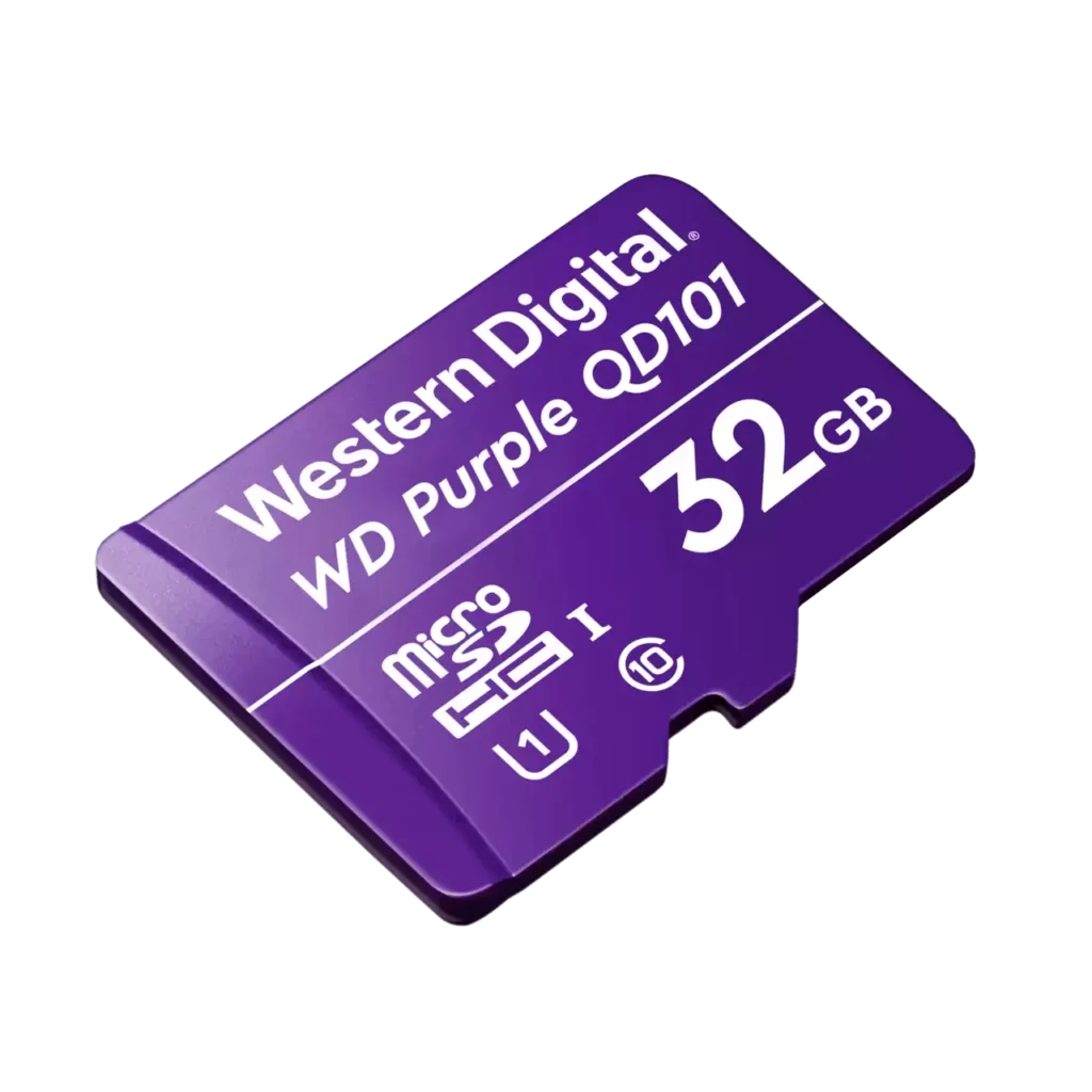Micro sd Western Digital purple camaras de seguridad 32gb