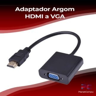 Adaptador de vídeo HDMI macho a VGA hembra Argom