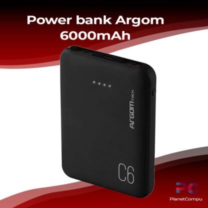 power bank 6000mAh Argom bateria portable