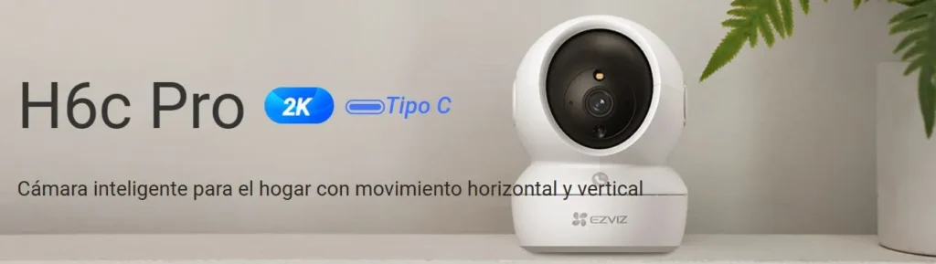 Ezviz H6C pro 3MP 2K Camara wifi interior