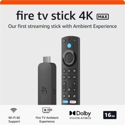 Fire TV Stick 4k MAX 2da generación wifi 6