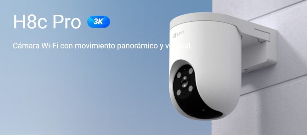 Cámara Ezviz H8C Pro 3k 5MP exterior WiFi