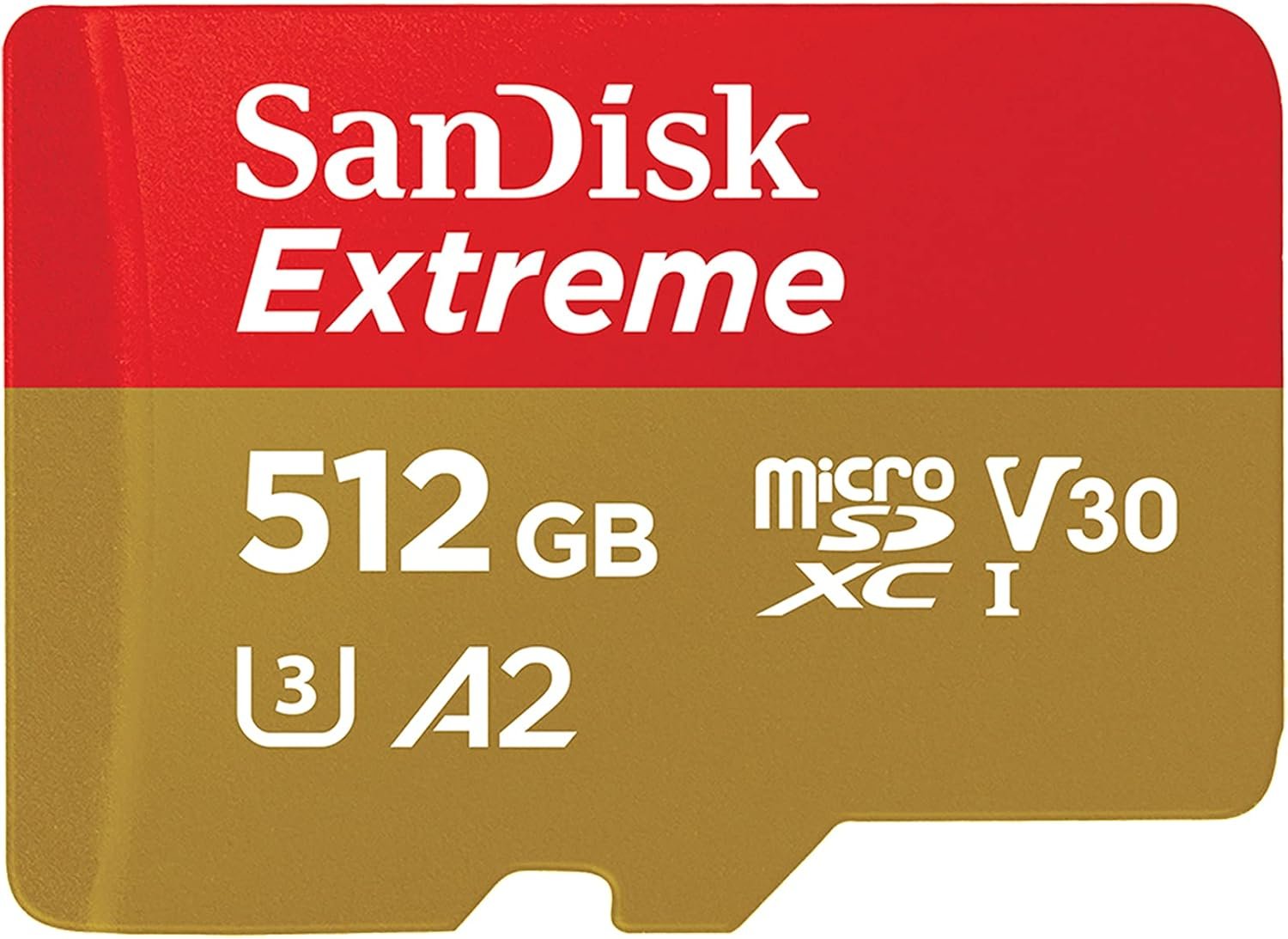 micro sd sandisk extreme 512gb a2 u3 v30 4k 190mbps