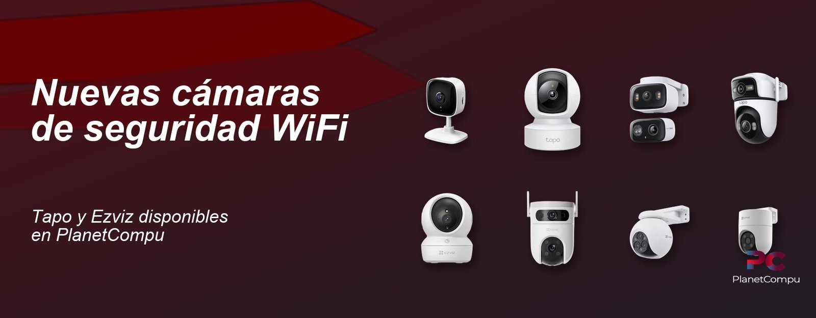 Nuevas camaras de seguridad WiFi Tapo y Ezviz disponibles en PlanetCompu