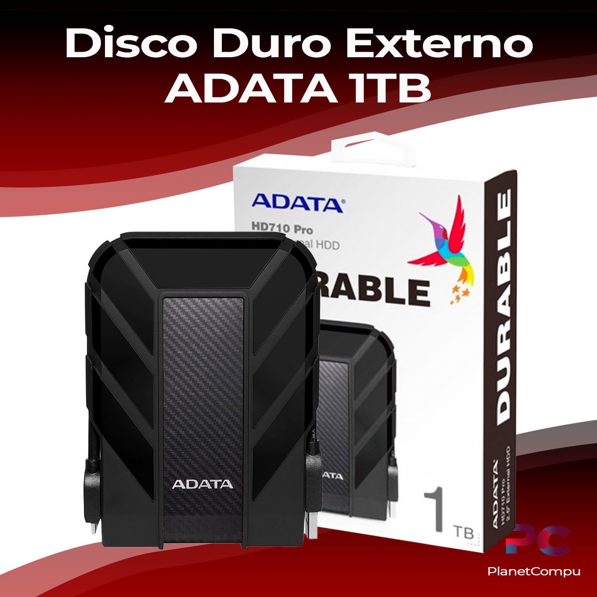 disco duro externo 1tb hd710 pro antigolpes adata