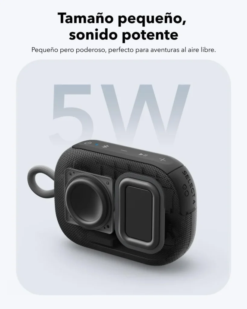 parlante sondcore select 4 go bluetooth impermeable IP67 Anker