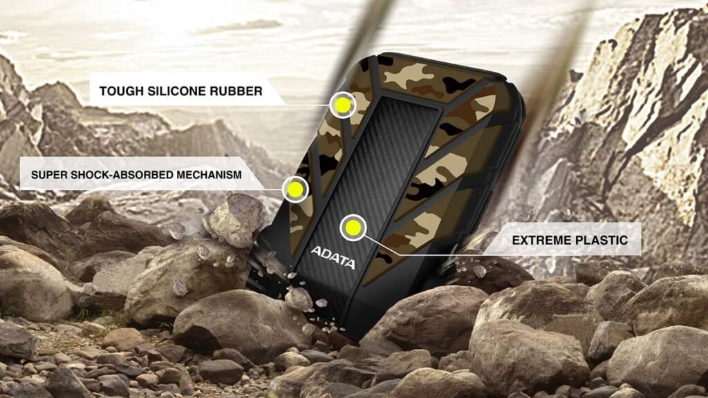 disco duro externo 1tb hd710 pro antigolpes adata camuflaje militar
